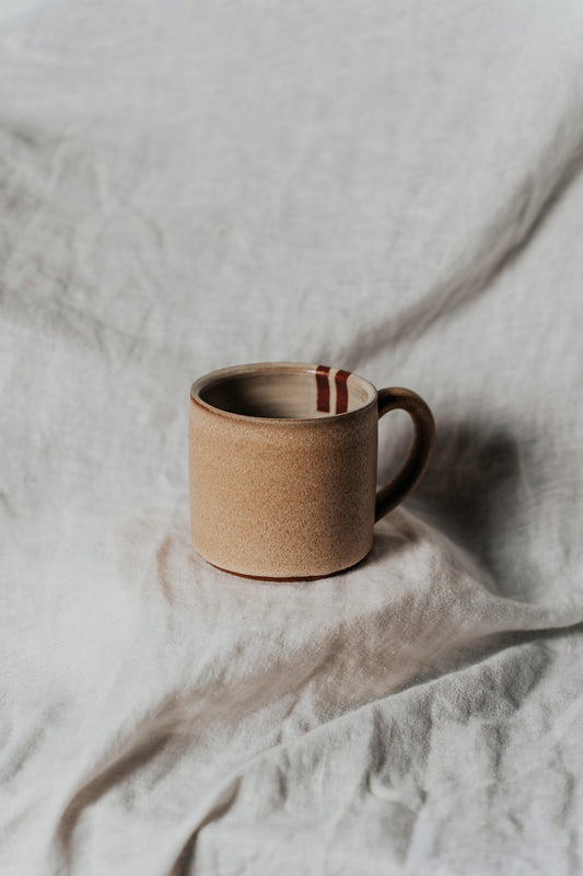 Focus Mug in Peach Lizard