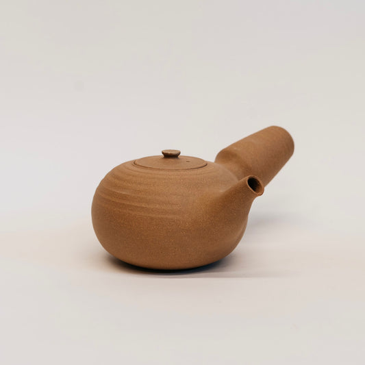 Raw Side Handle Tea Pot