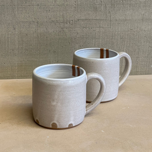 Focus Mug in Peach Lizard