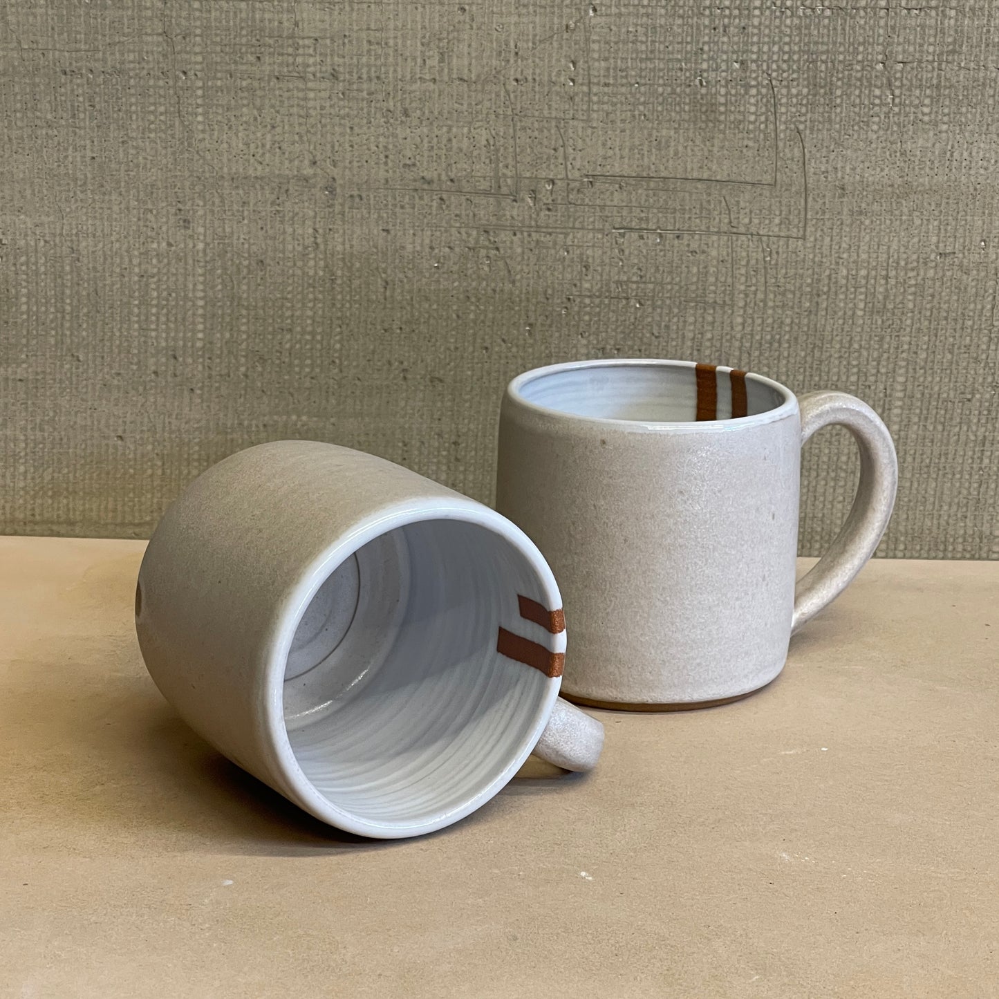 Focus Mug in Peach Lizard