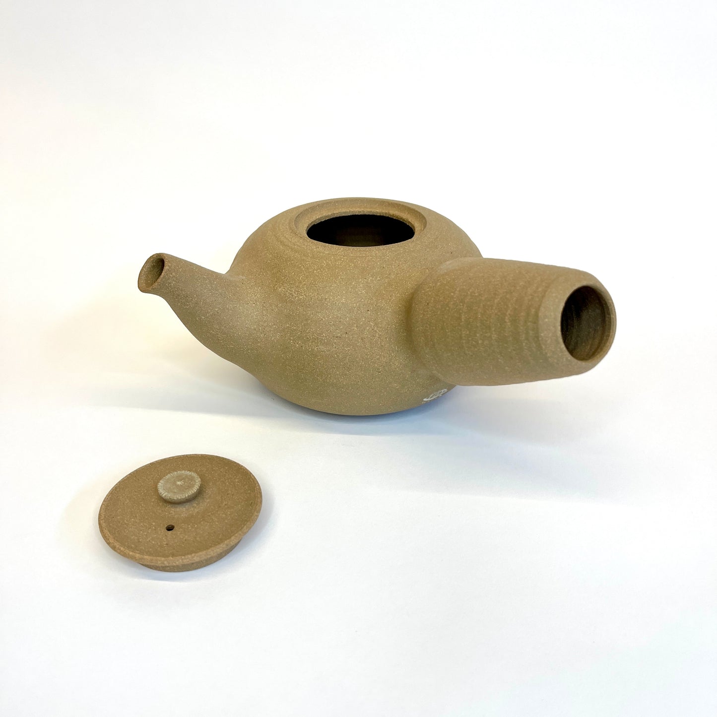 Raw Side Handle Tea Pot